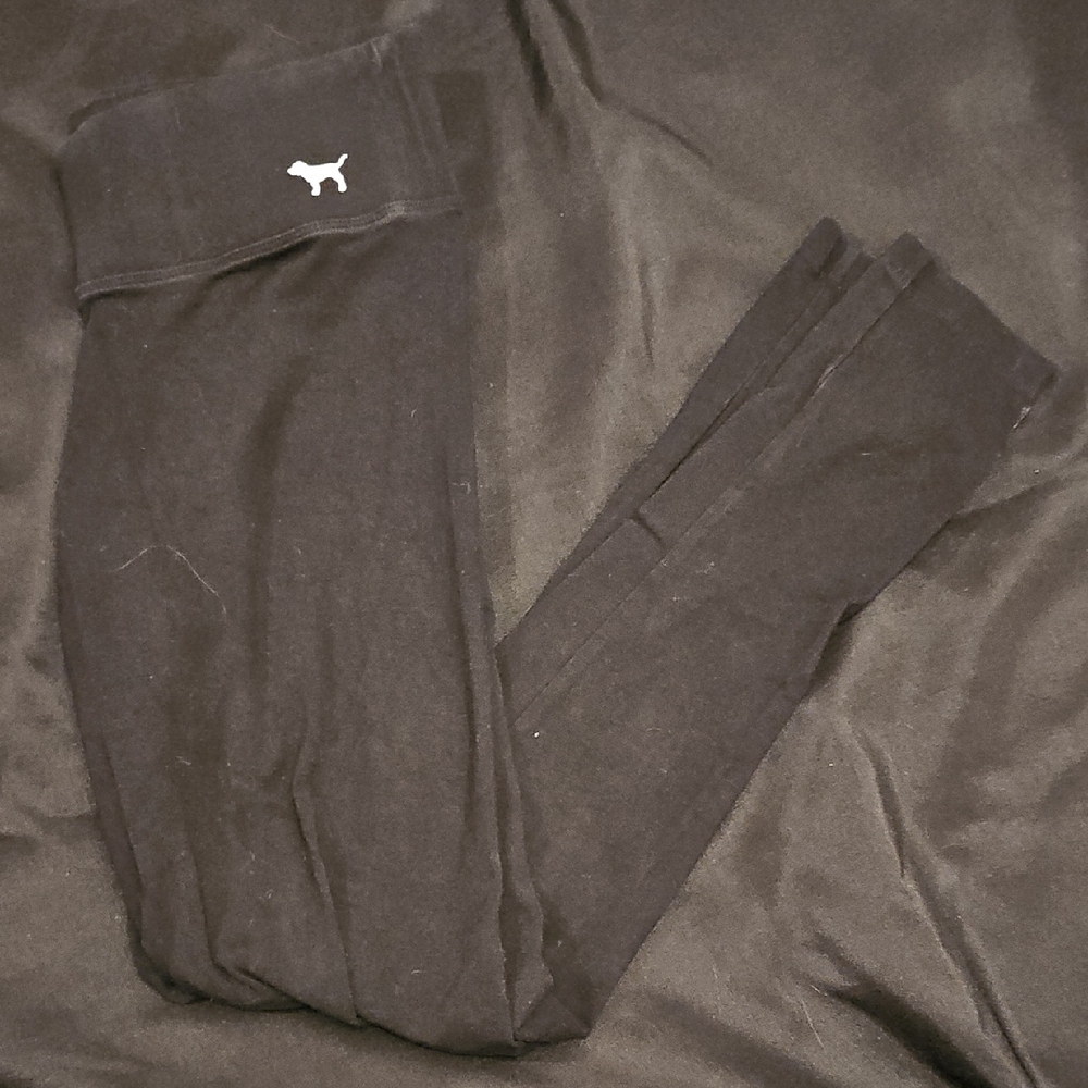 Victoria's Secret Pink Black Yoga Pants